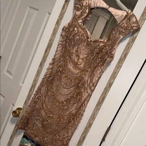 Glamorous Sequined Mini Dress